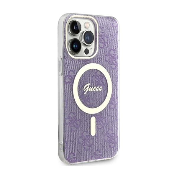 Guess 4G MagSafe - iPhone 14 Pro Max cover (lilla)