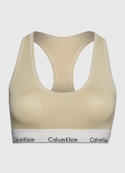 CALVIN KLEIN SOFT BH BEIGE LOGO M 2A2D6_A* M 2_2 TIA