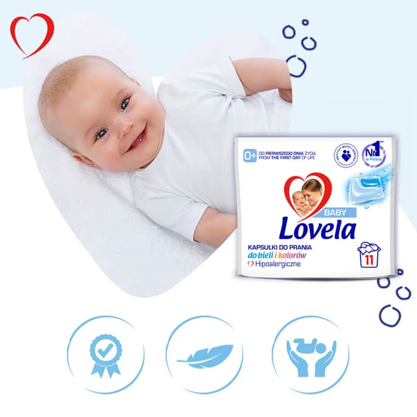Lovela Baby Universal vaskemiddelkapsler 11 stk.