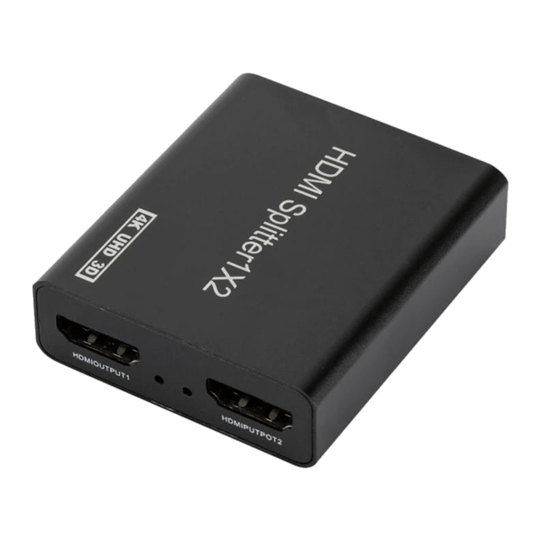 HDMI-splitter 1 til 2 2x 4K 2K 3D billedsplitter forgrener kloning