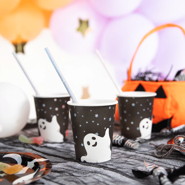 Halloween-kummituspaperimukit 220ml 6 kpl
