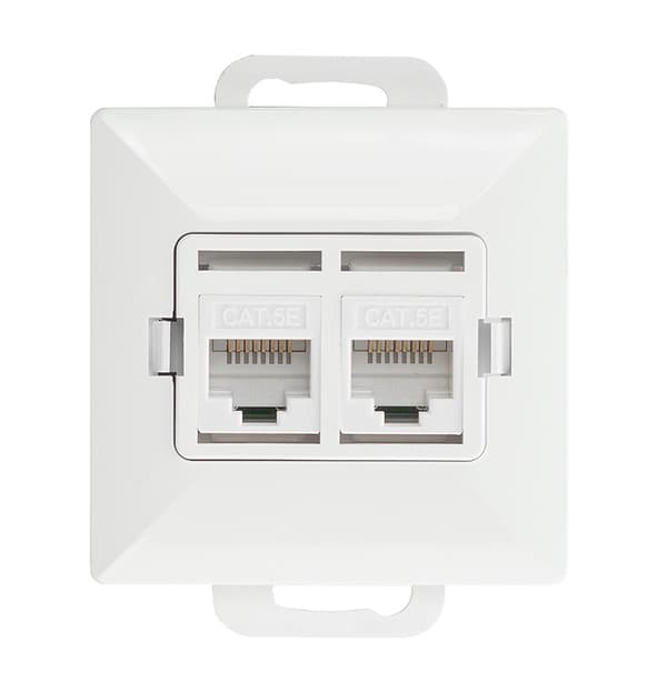 PEARL COMPUTERSTIKKANAL RJ45 DOBBELT UAFSKÆRMET 5KAT - E+9000272