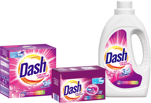 DASH Color Detergent 3-i-1 vaskemiddelkapsler 60 stk.