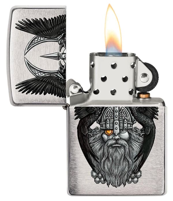 Zippo Odin Lighter med Ravin 60005643