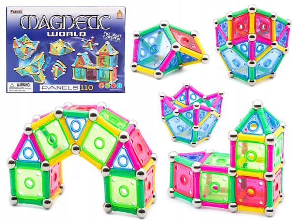 MAGNETISK BLOCKVÄRLD 110 BITAR NR: 0490