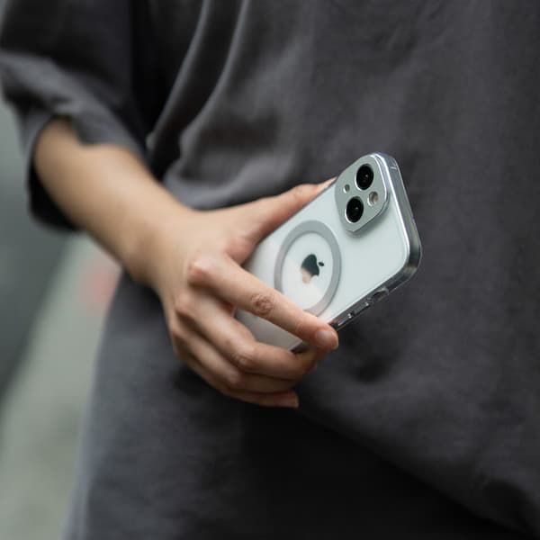 Moshi iGlaze MagSafe - iPhone 15 Plus cover (meteoritgrå)