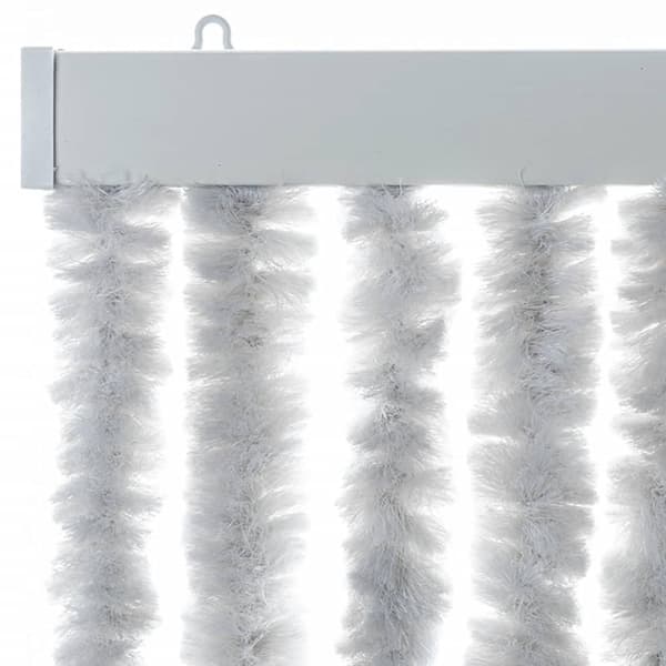vidaXL Flugnät, Grå, 100x220 cm, Chenille