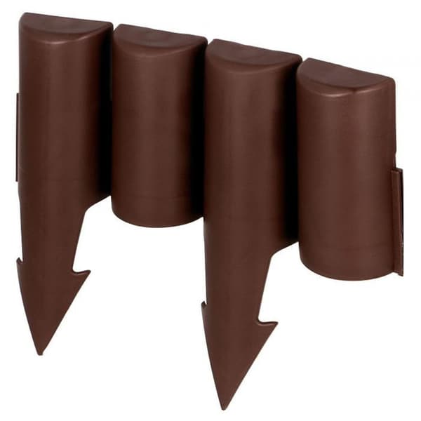 Havepalisade brun 2,5 m 10 stk.