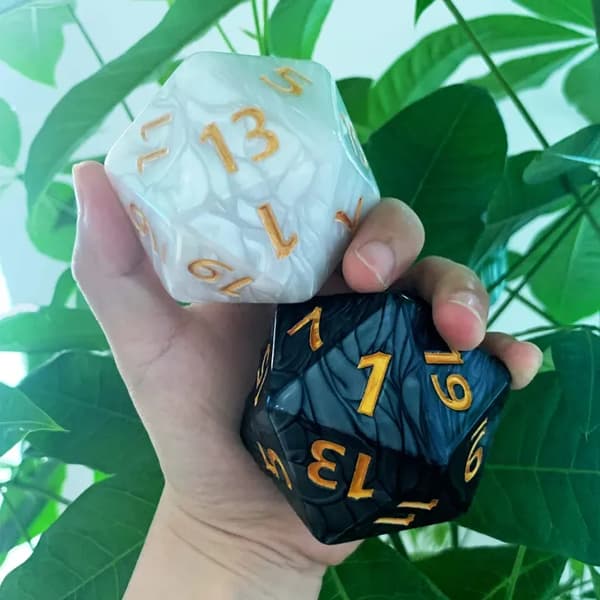 RPG-tärningar Sphere of Judgments Jättetärningar D20 5,5 cm