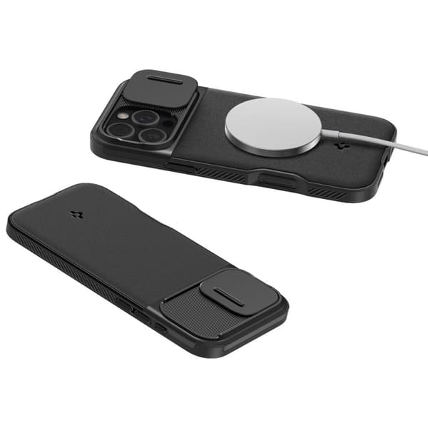 SPIGEN OPTIK ARMOR MAGSAFE IPHONE 16 PRO MAX SVART