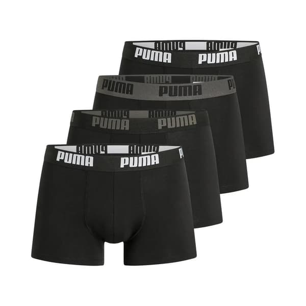Puma BASIC 4-PACK miesten bokserit mustat 93819801 r S