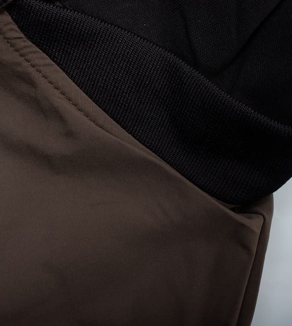 Herre baseball sweatshirt sort og hvid Recea L
