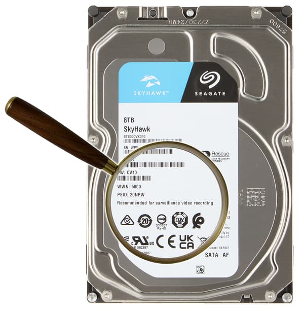 HDD-ST8000VX010 8TB 24/7 SkyHawk SEAGATE DVR