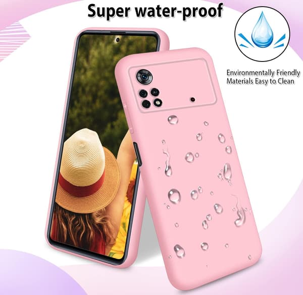 SÆT MED 9 COVER TIL XIAOMI POCO X4 PRO 5G FARVERIG SILIKONE