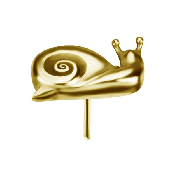 Insticksmutter - snäcka - guld - PI-035