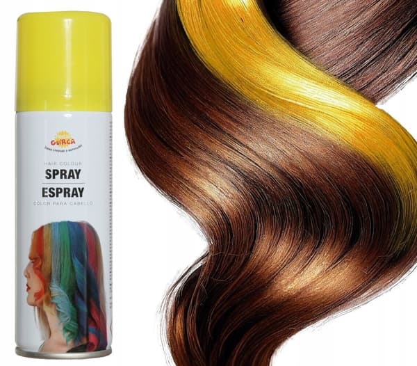 Fluorescerande gul spray, 125 ml, 1 förpackning