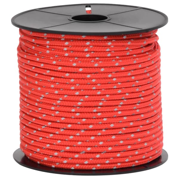 vidaXL teltreb med strammere, reflekterende elementer, 50 m, 4 mm
