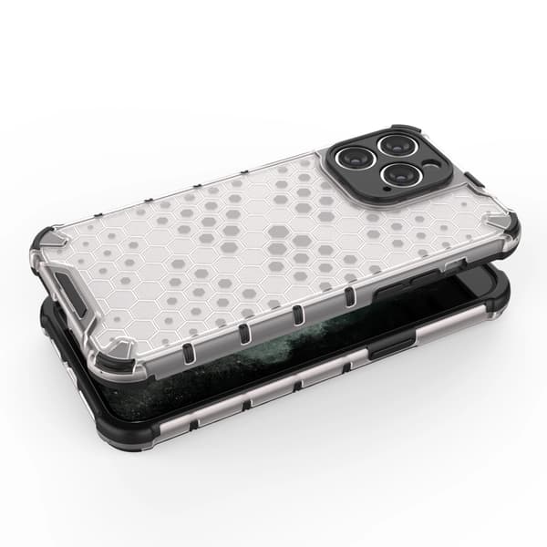 Honeycomb iPhone 14 Pro Max -suojakuori, musta