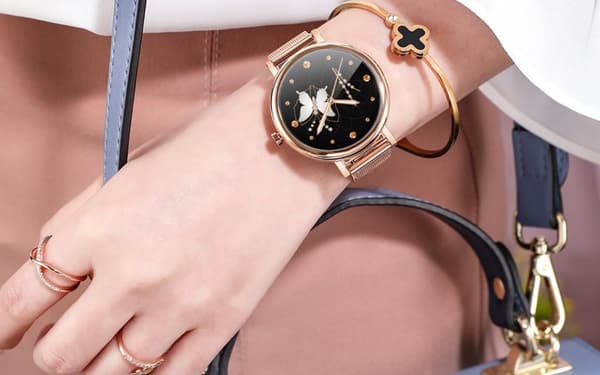 DAME SMARTWATCH Rubicon RNBE64 - BLODTRYKSMÅLER, PULSOXIMETER (sr013d)