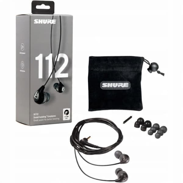 Shure SE112-GR-EFS - In-ear hovedtelefoner, grå