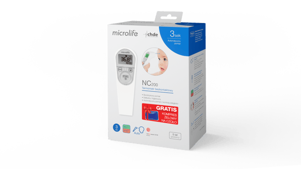 Microlife Lämpömittari NC200 + Geelikompressi