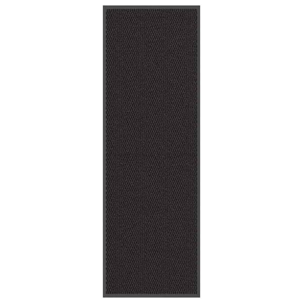 vidaXL dørmåtte sort 60x180 cm