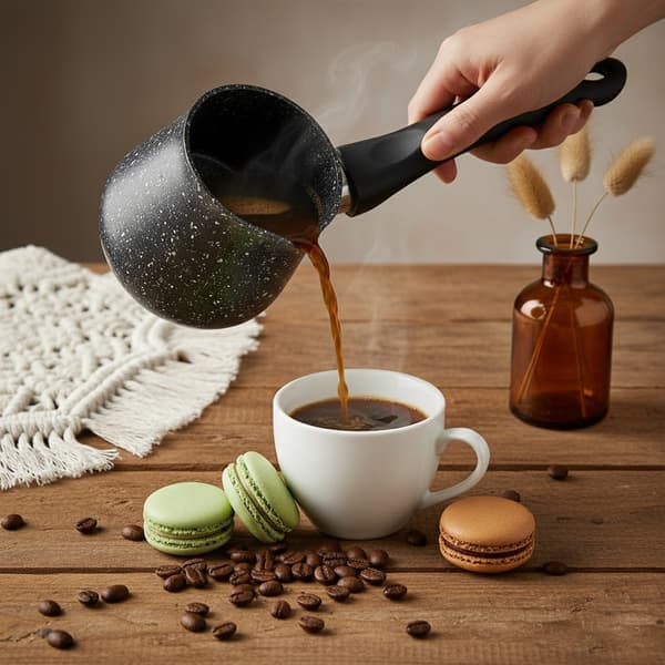 Granit kaffekande GRANDE 500 ml