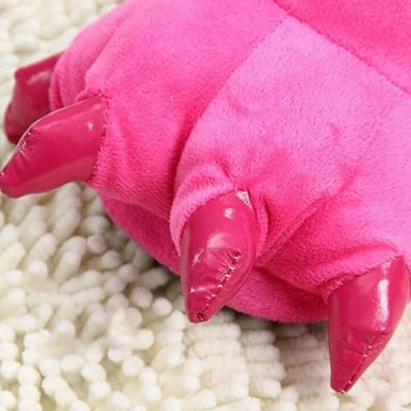 Vuxentofflor Paws Rosa Stitch 3D med klor EU 37-44