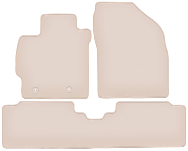 Måtter PREMIUM beige til: Toyota Corolla E14 / E15 kombi, sedan 2007-2012