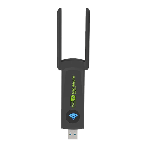 Kaksikaistainen USB 3.0 WiFi-verkkoadapteri AC 1300 Mbps Internet