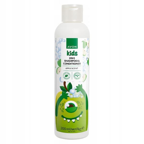 Avon - 2-i-1 Äppleschampo och balsam för barn 200 ml