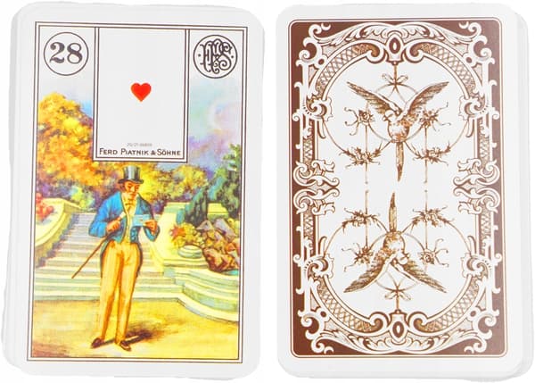 PIATNIK LENORMAND Lyckokort i trälåda