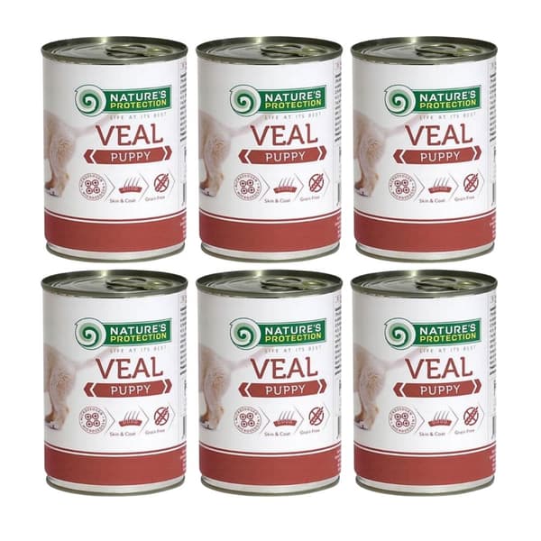 Nature's Protection vådfoder til hvalpe 6x400g