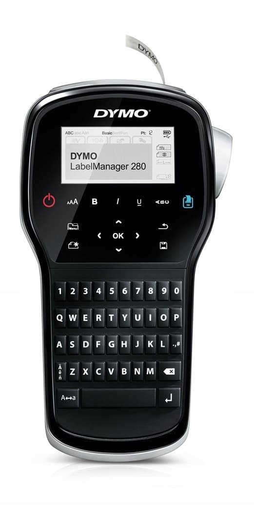 DYMO- etiketprinter LM280 med kuffert QWERTY