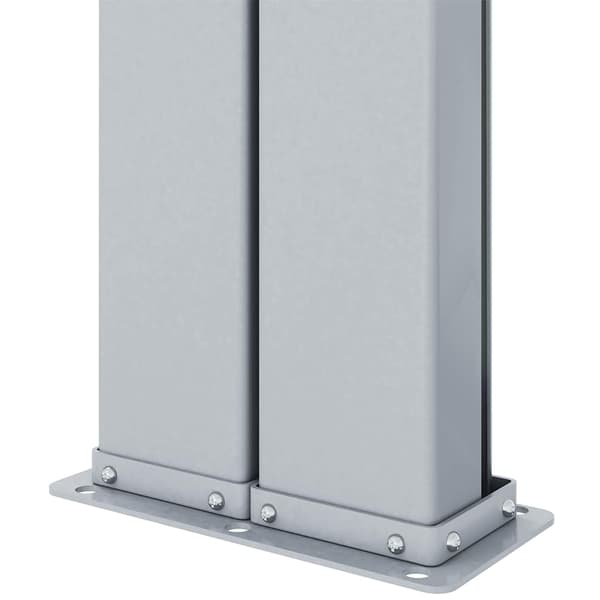 vidaXL Utdragbar sidomarkis blå 160x1200 cm