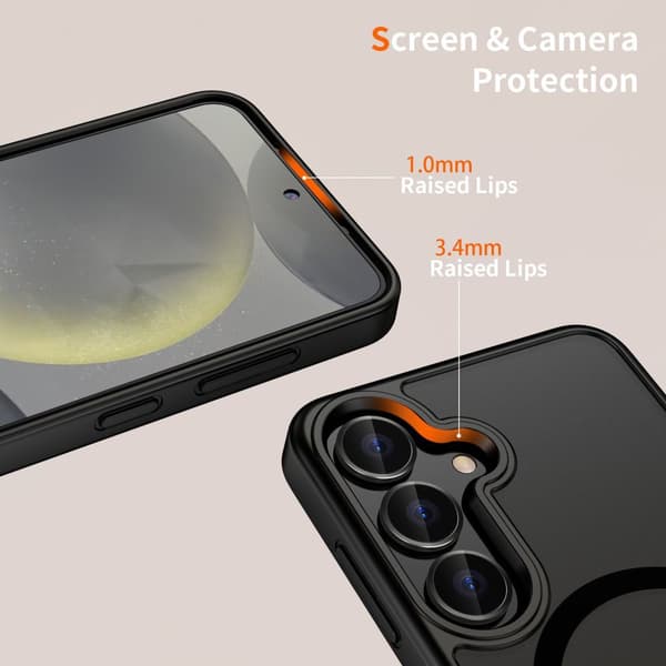 TECH-PROTECT MAGMAT MAGSAFE GALAXY S25 FE MATTSVART