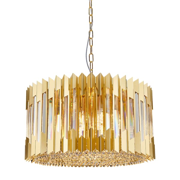 RITZ LJUSKRONOR 12 E14 GULD MILAGRO ML0395