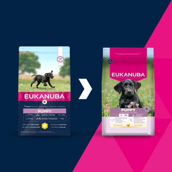 Eukanuba Puppy Large 15 kg Kyckling Torrfoder för hundar