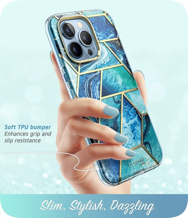 DOBBELT ETUI TIL IPHONE 13 PRO 6,1' BESKYTTELSE FRONT OG BAGSIDEN