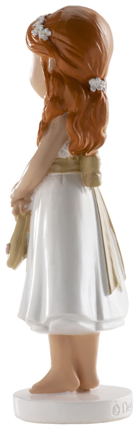 Nadverskagefigur Barfodet pige 13cm
