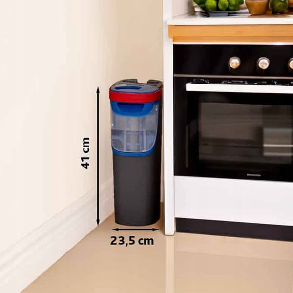 Flatmopp Vileda H2prO plus hink 2 behållare rent och smutsigt vatten