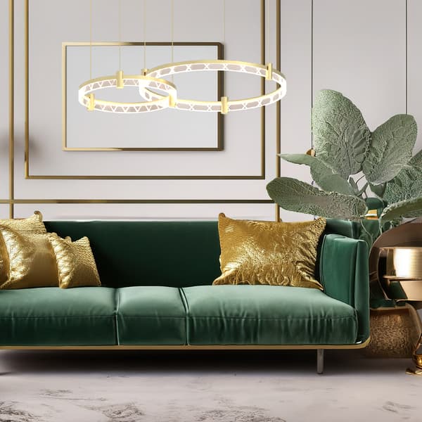 HÆNGELAMPE ELEGANCE LED GULD MILAGRO ML0997
