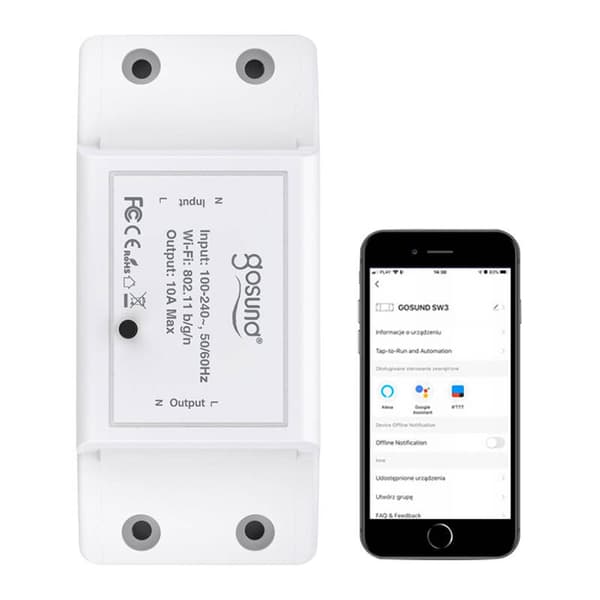 Gosund SW3 Smart WiFi-switch, Tuya