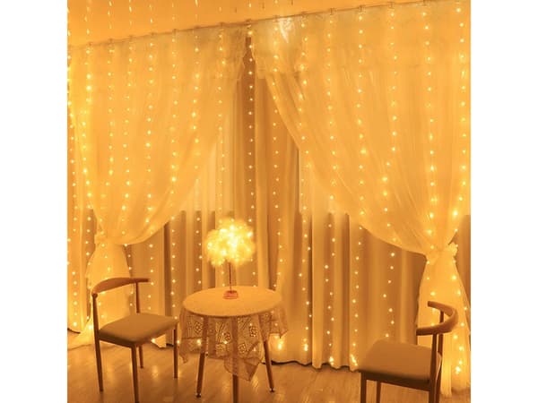 Valokurtiini 300 LED lämmin (100) GAB_B