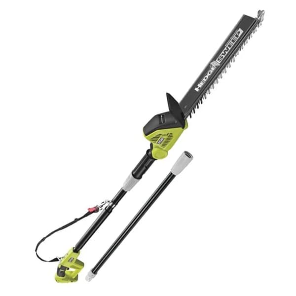 RYOBI Häcksax 18V på räckväxt