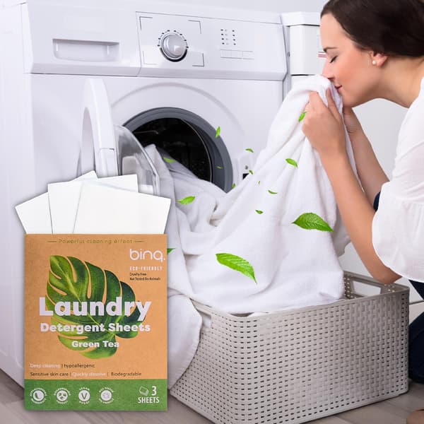 Vaskeark 9 stk. Universal Green Hypoallergenic Grøn Te Duft