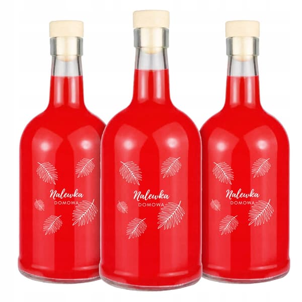 10X TADEK-FLASKOR 500ml med tryck för tinkturer
