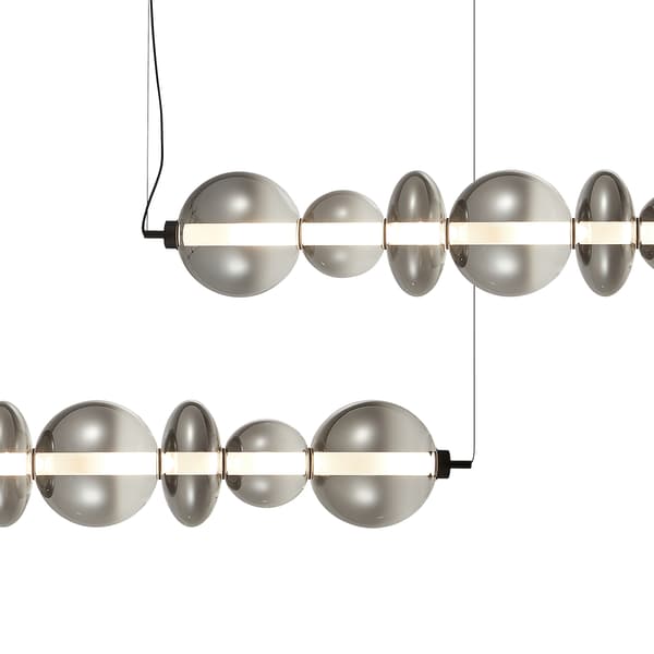 DAPHNE LED-RIIPPUVALAISIN MUSTA MILAGRO ML0348