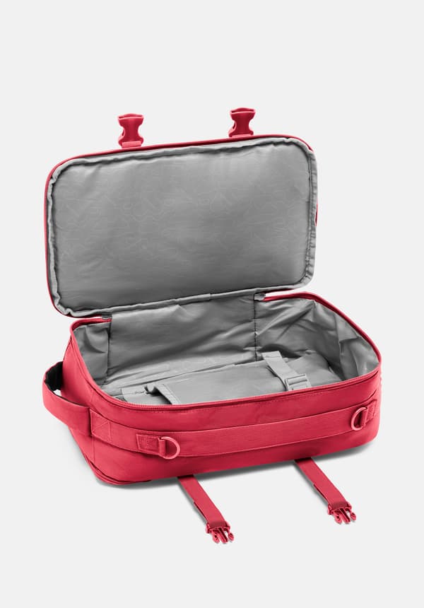 Wittchen Unisex Multifunktionell 2-i-1 Flygplansryggsäck Hallon Polyester