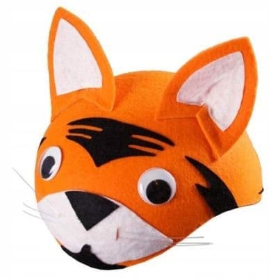 Tigerdyrshat, 1 stk.